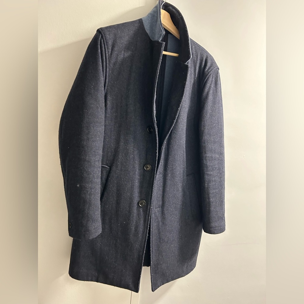 Club Monaco Single-Breasted Wool Coat
